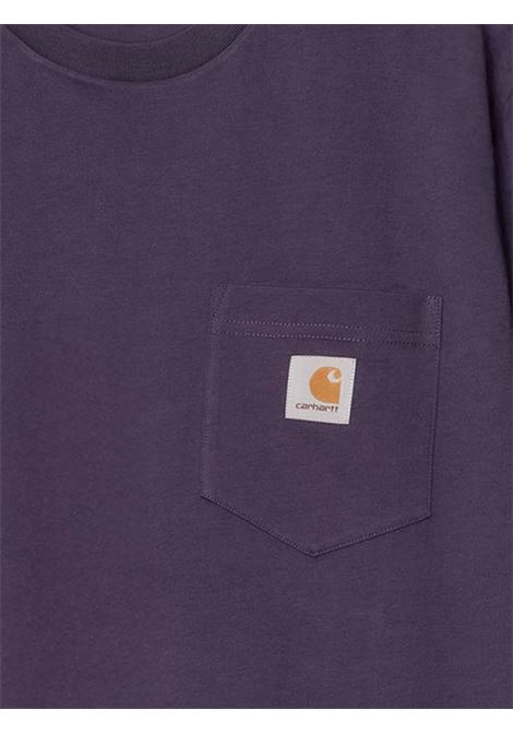 t-shirt ls chase uomo purple CARHARTT WIP | I030434889.XX